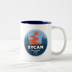 Tasse 2 Couleurs Sycan Wild Et Rivière Pittoresque Oregon