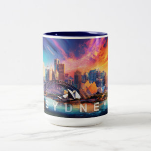 Tasse 2 Couleurs Sydney Harbour City