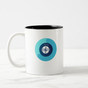 Tasse 2 Couleurs Symbole de musique solfège