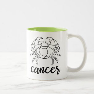 Tasse 2 Couleurs Symbole de naissance astrologique Cancer Couleur Z