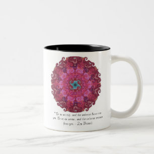 Tasse 2 Couleurs Symbole de roue de Dharma
