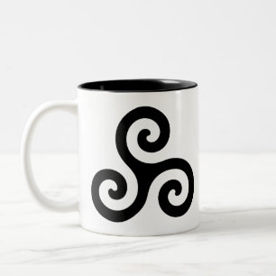 Tasse 2 Couleurs Symbole de Triskele
