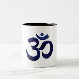Tasse 2 Couleurs SYMBOLE OM OHM SYMBOLE Yoga Méditation Zen