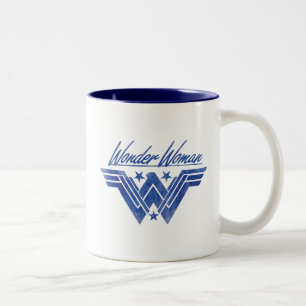 Tasse 2 Couleurs Symbole Stars Stars Stars de Wonder Wonder Woman