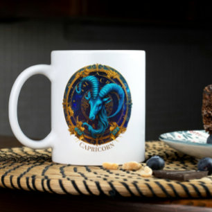 Tasse 2 Couleurs Symbole zodiaque Chèvre de mer Imaginaire céleste