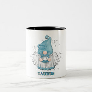 Tasse 2 Couleurs SYMBOLE Zodiaque Cute Taurus Gnome