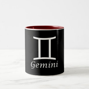 Tasse 2 Couleurs SYMBOLE Zodiaque "Gemini"