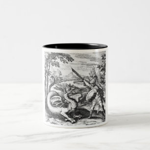 Tasse 2 Couleurs Symbolisme d'alchimie de tueur de dragon