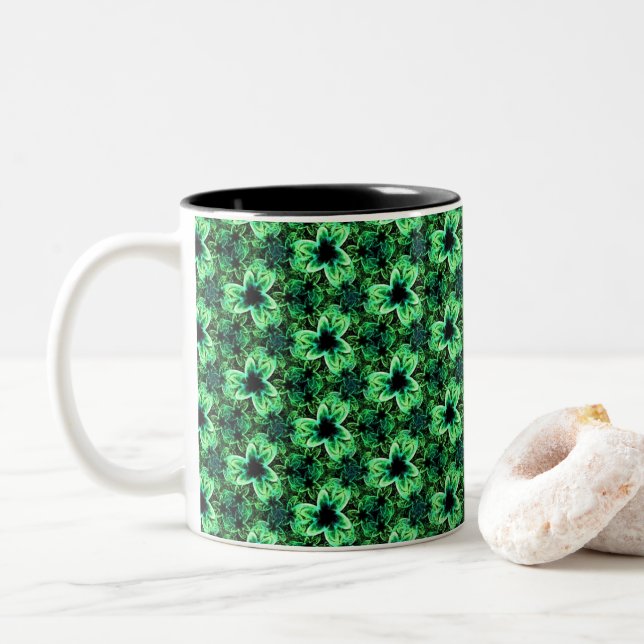 Tasse 2 Couleurs Symphonie en vert (Avec donut)