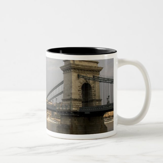 Tasse 2 Couleurs Szechenyi lanchid Szechenyi Chain Bridge), 2 (Droit)