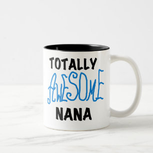 Tasse 2 Couleurs T-shirts et cadeaux bleus totalement