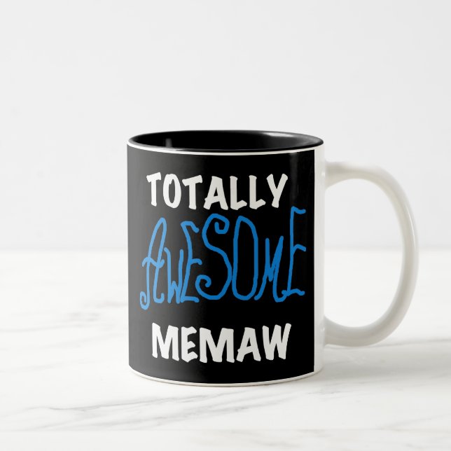 Tasse 2 Couleurs T-shirts et cadeaux bleus totalement (Droit)