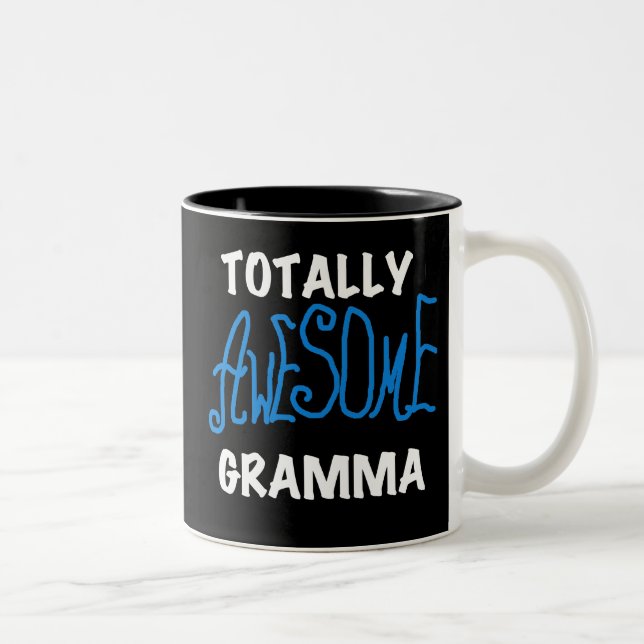 Tasse 2 Couleurs T-shirts et cadeaux bleus totalement (Droit)