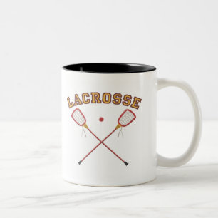 Tasse 2 Couleurs T-shirts et cadeaux de lacrosse