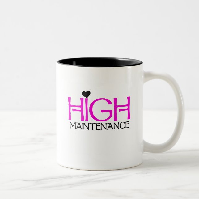 Tasse 2 Couleurs T-shirts et cadeaux de maintenance élevée (Droit)