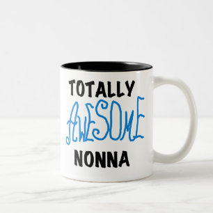 Tasse 2 Couleurs T-shirts et cadeaux Nonna Blue totalement géniaux