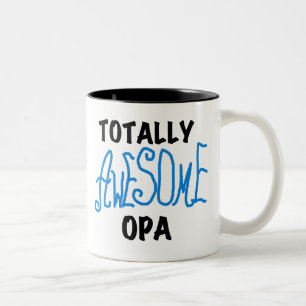 Tasse 2 Couleurs T-shirts et cadeaux Opa bleu absolument géniaux