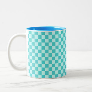 Tasse 2 Couleurs Tableau de bord classique de la combinaison bleue