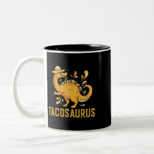 Tasse 2 Couleurs Tacosaurus Taco Saurus Dinosaur Cinco de M