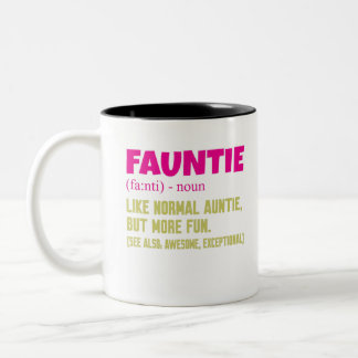 Tasse 2 Couleurs Tante de Fauntie