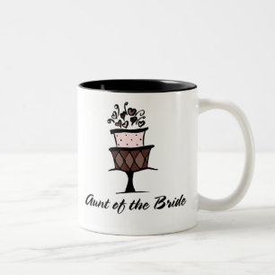 Tasse 2 Couleurs Tante du gâteau de jeune mariée