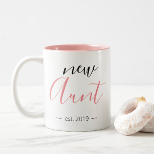 Tasse 2 Couleurs Tante Moderne Féminine Personnalisée Nouvelle