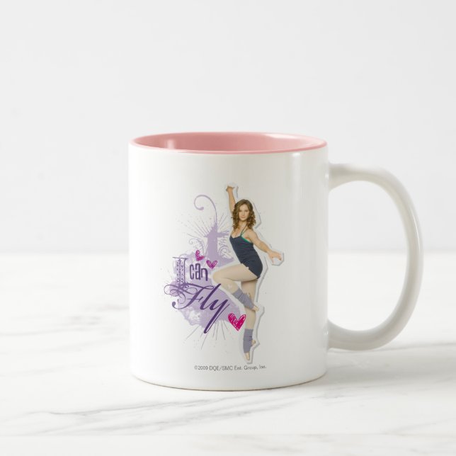 Tasse 2 Couleurs Tara : Je peux voler (Droit)
