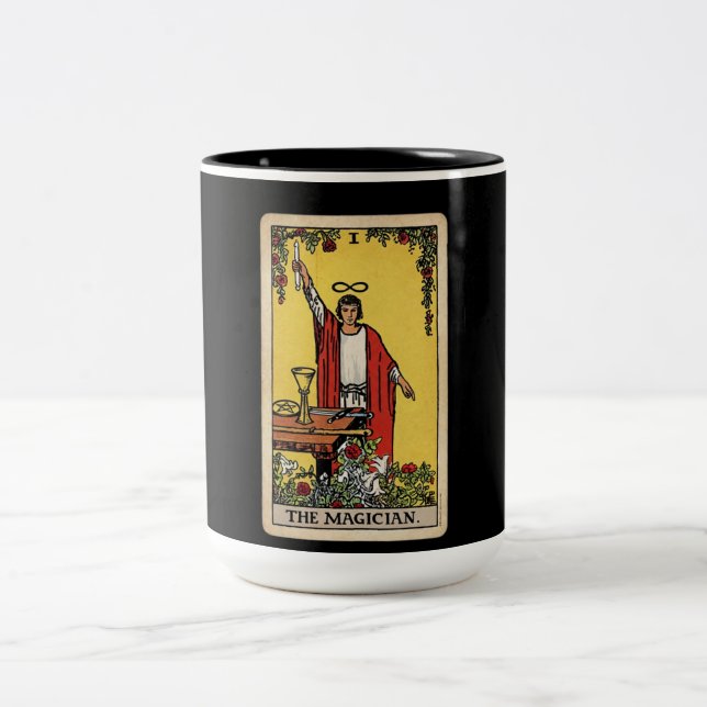 Tasse 2 Couleurs Tarot du Magicien (Centre)
