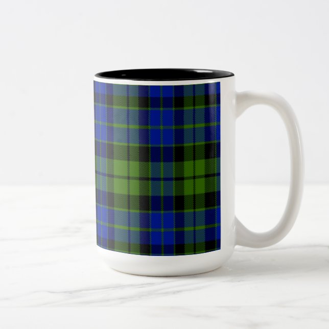 Tasse 2 Couleurs Tartan d'écossais de Mackie (Droit)