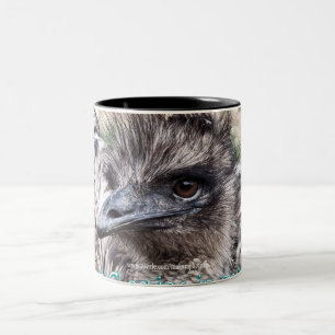 Tasse 2 Couleurs Tasse-personnaliser d'émeu