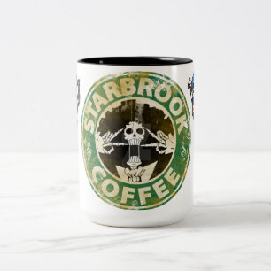 Tasse 2 Couleurs 🎸Tasse Pirate Soul King Skeleton Musical ☕.