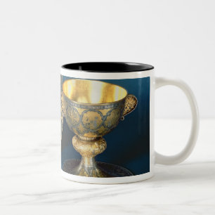 Tasse 2 Couleurs Tasse, plat et fistules de communion