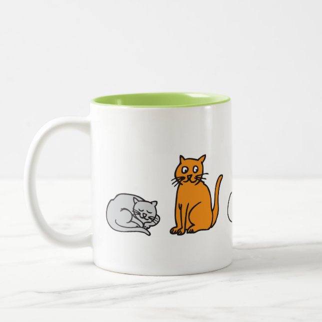 Tasse 2 Couleurs Taza CATS (Gauche)