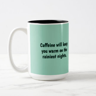 Tasse 2 Couleurs taza de café temática lluvia