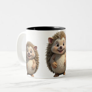 Tasse 2 Couleurs taza erizos divertida