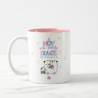 Tasse 2 Couleurs Taza│Hoy me siento dulce
