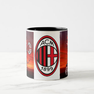 Tasse 2 Couleurs Tazza Milan calcio