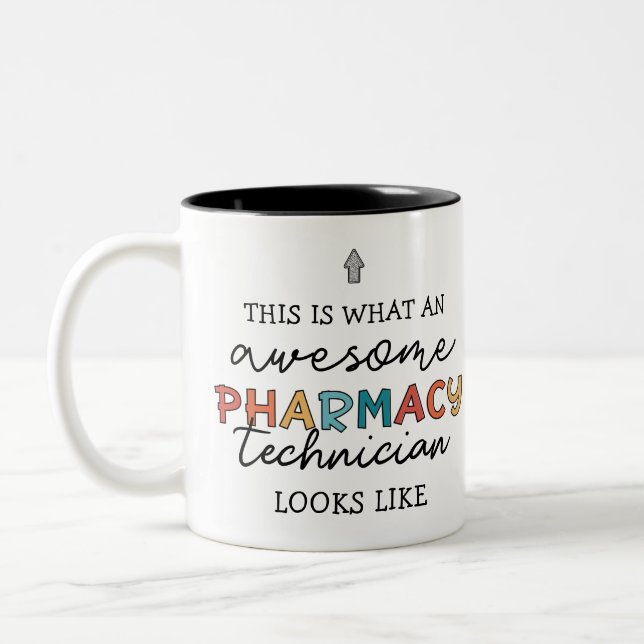 Tasse 2 Couleurs Technicien en pharmacie Awesome Technologie en pha (Gauche)