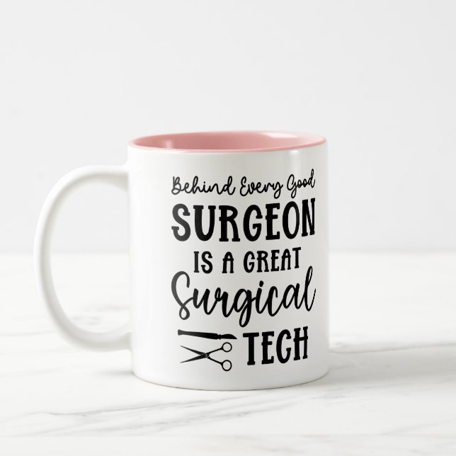 Tasse 2 Couleurs Technologie chirurgicale personnalisée | Technolog (Gauche)