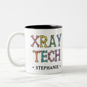Tasse 2 Couleurs Technologue spécialisé en radiographie Xray Tech
