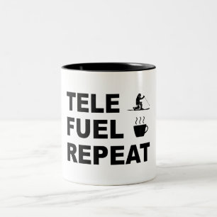 Tasse 2 Couleurs Télé Carburant Répéter