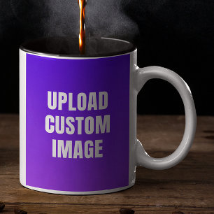 Tasse 2 Couleurs Télécharger 2 Image personnalisée - Ajoutez la vôt