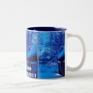 TASSE 2 COULEURS TEMPÊTES DE NEIGE DE LA NOUVELLE ANGLETERRE DE