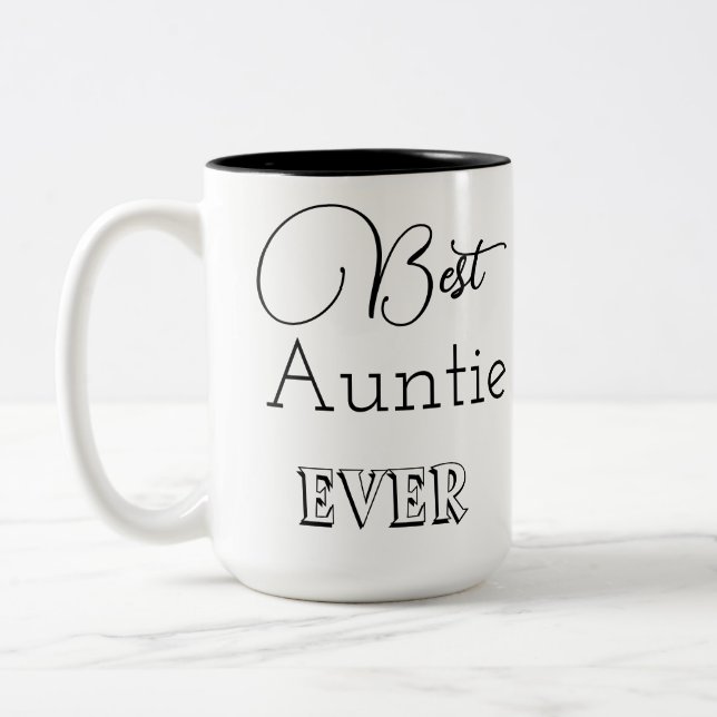 Tasse 2 Couleurs Tendance moderne Tante (Gauche)