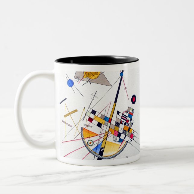 Tasse 2 Couleurs Tension délicate de Kandinsky (Gauche)