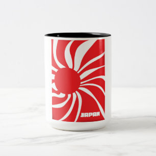 Tasse 2 Couleurs Terre du soleil levant - Japon