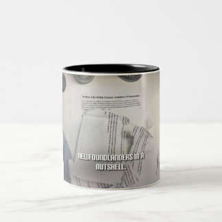 Tasse 2 Couleurs Terre-Neuve en un mot