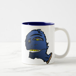 Tasse 2 Couleurs Tête bleue