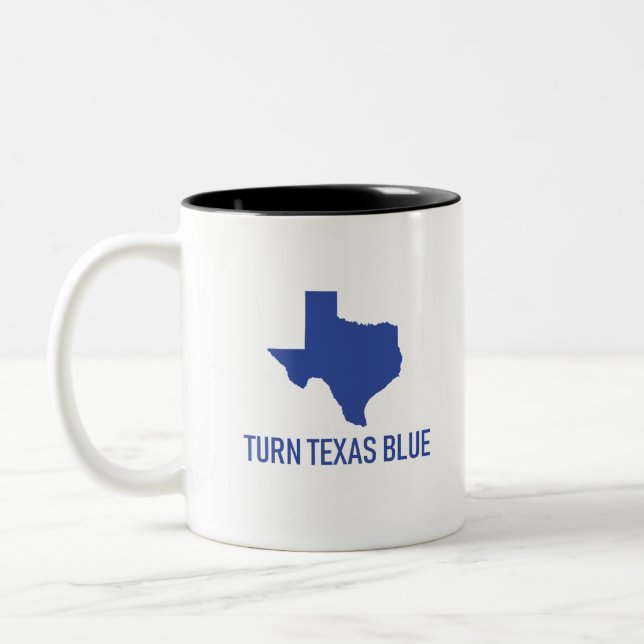 Tasse 2 Couleurs Texas Turn Texas Blue - Vote Democrat (Gauche)