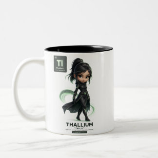 Tasse 2 Couleurs Thallium (Tl) Element City™ | Science 3D Mignonne 